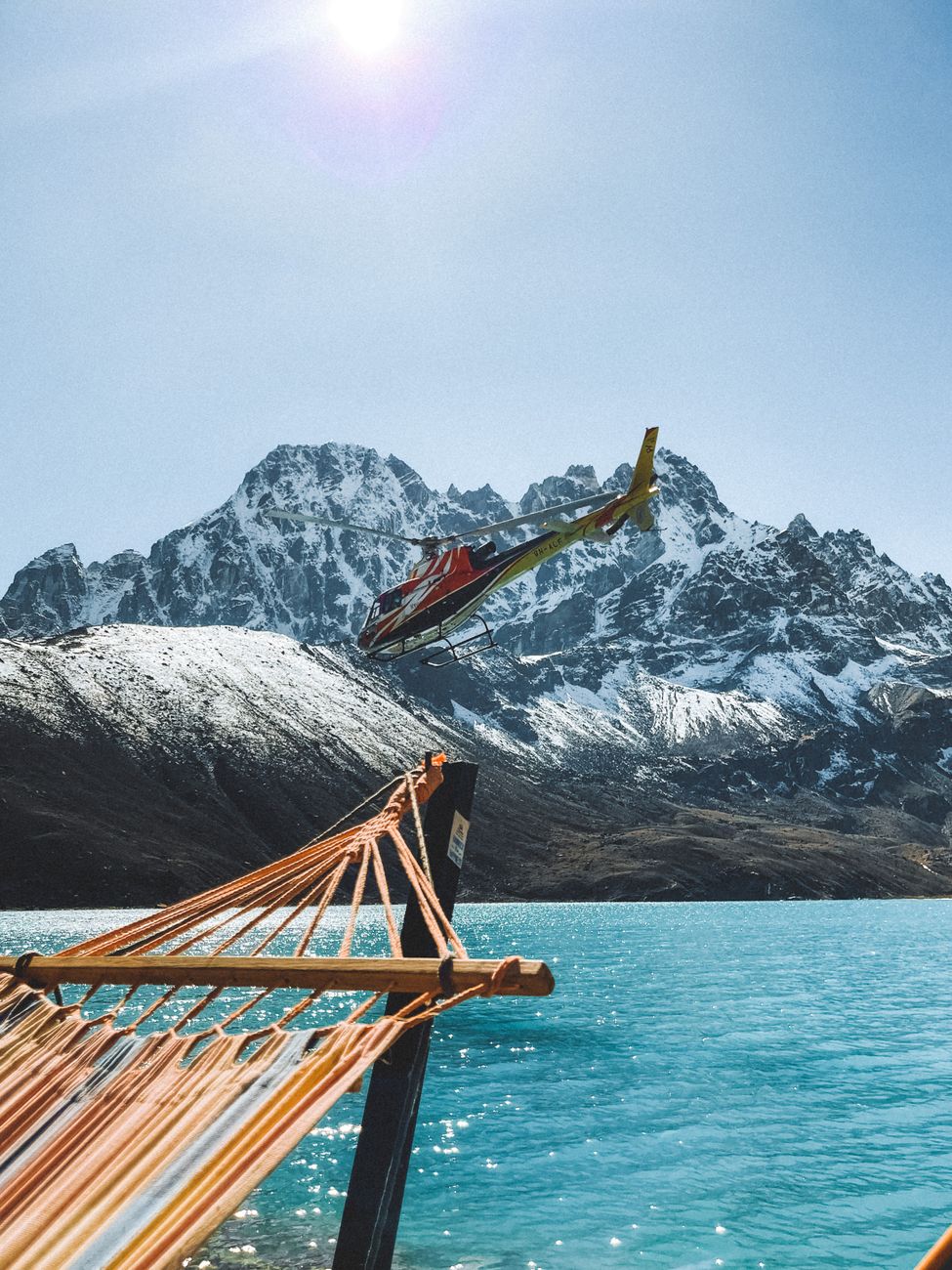 A dramatic private helicopter flight over South Island glaciers